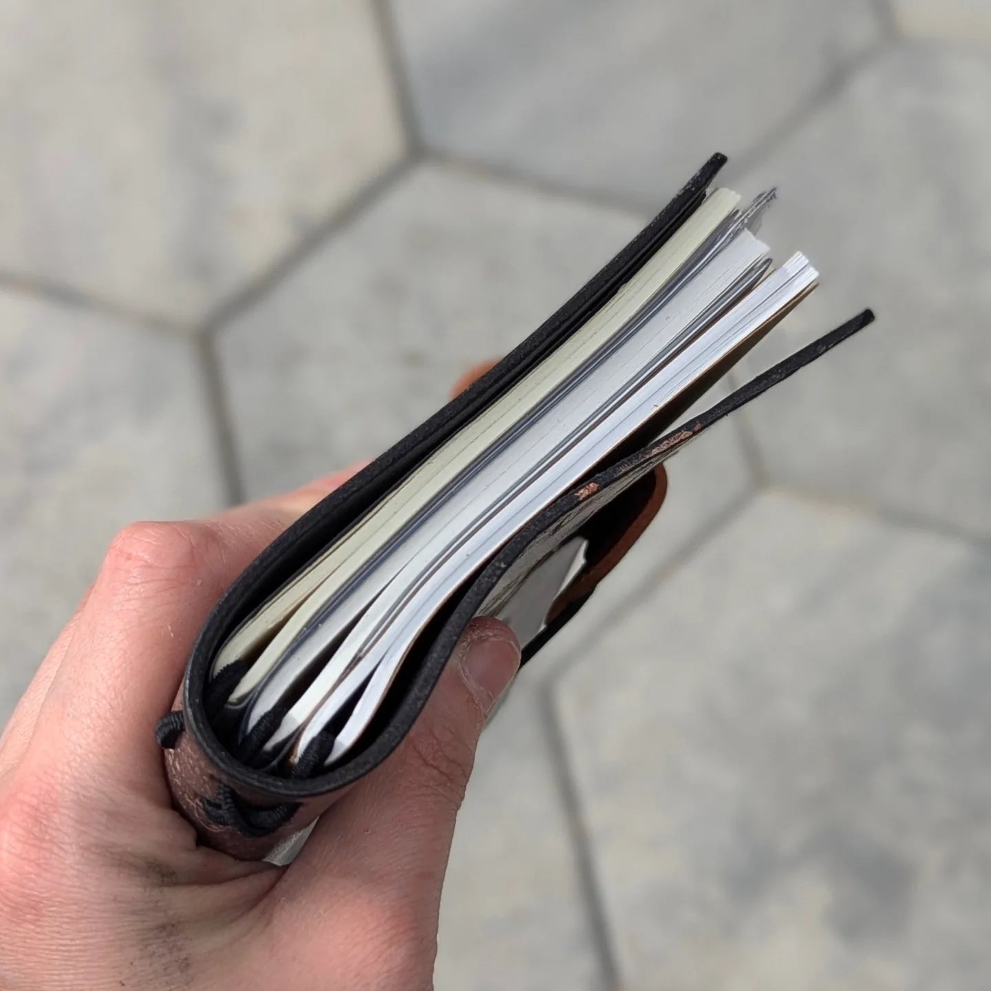 TN STANDARD Traveller's Refillable Notebook | Tooled Ivy Vine, Copper