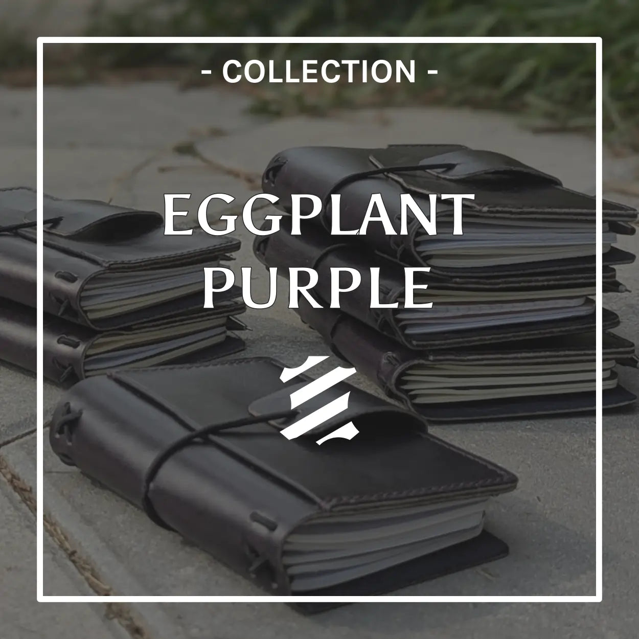 EGGPLANT PURPLE 'LIVE EDGE' COLLECTION – Rowsome Leather