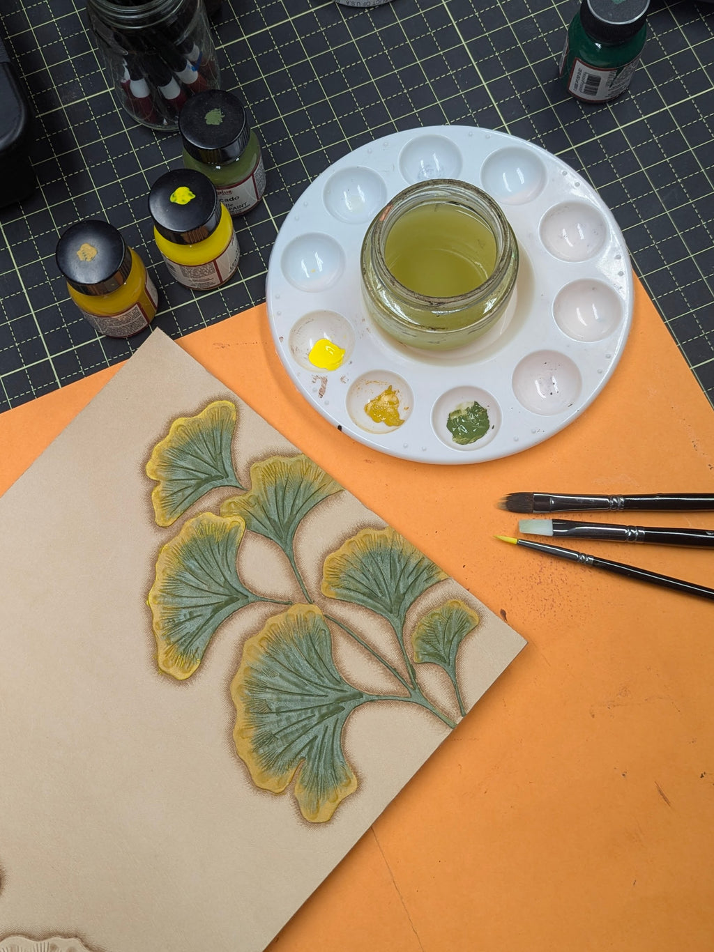 CUSTOM Traveller's Notebook | Ginkgo Leaves for M.N.