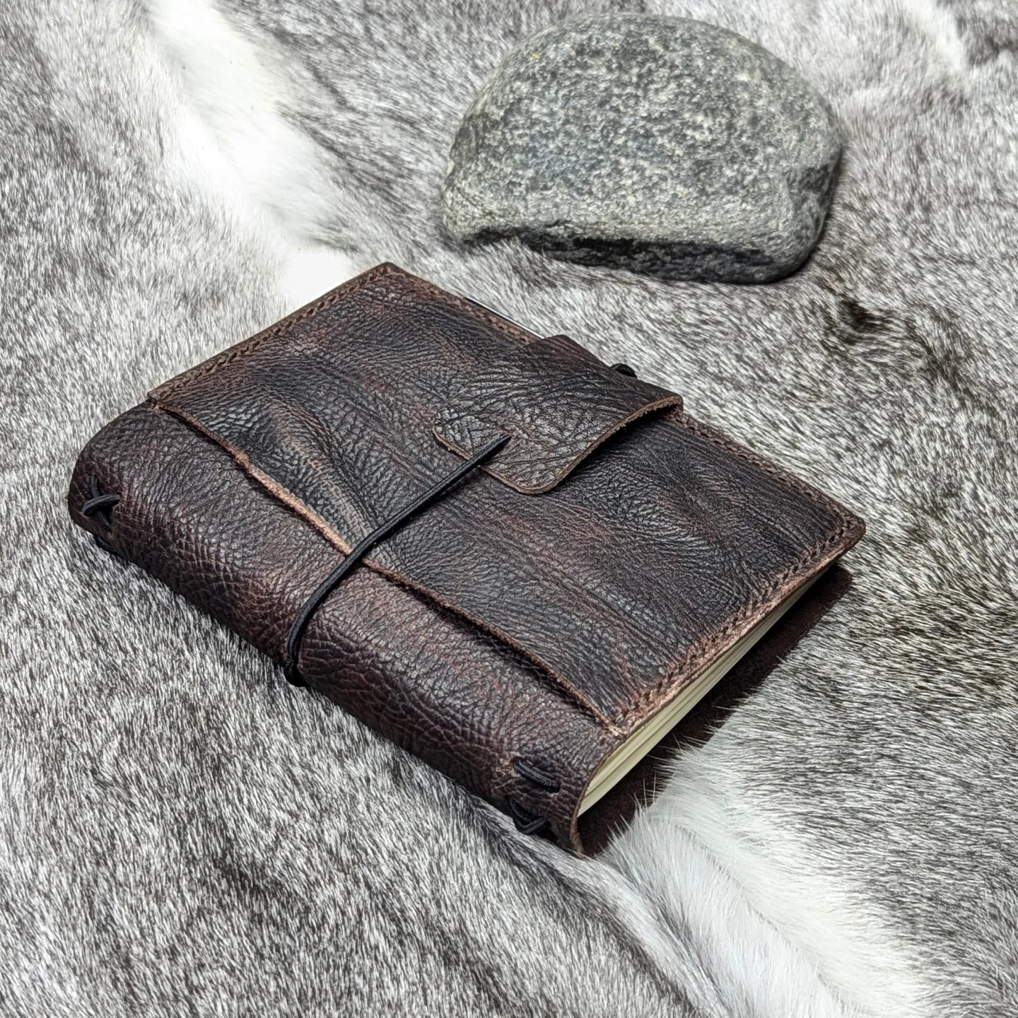 A6 Traveller's Refillable Notebook | Bull Grain 'Live Edge' #2