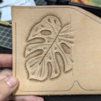 A7 Traveller's Notebook | Tooled Monstera Leaf, No. 2