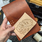 A7 Traveller's Notebook | Tooled Monstera Leaf, No. 2