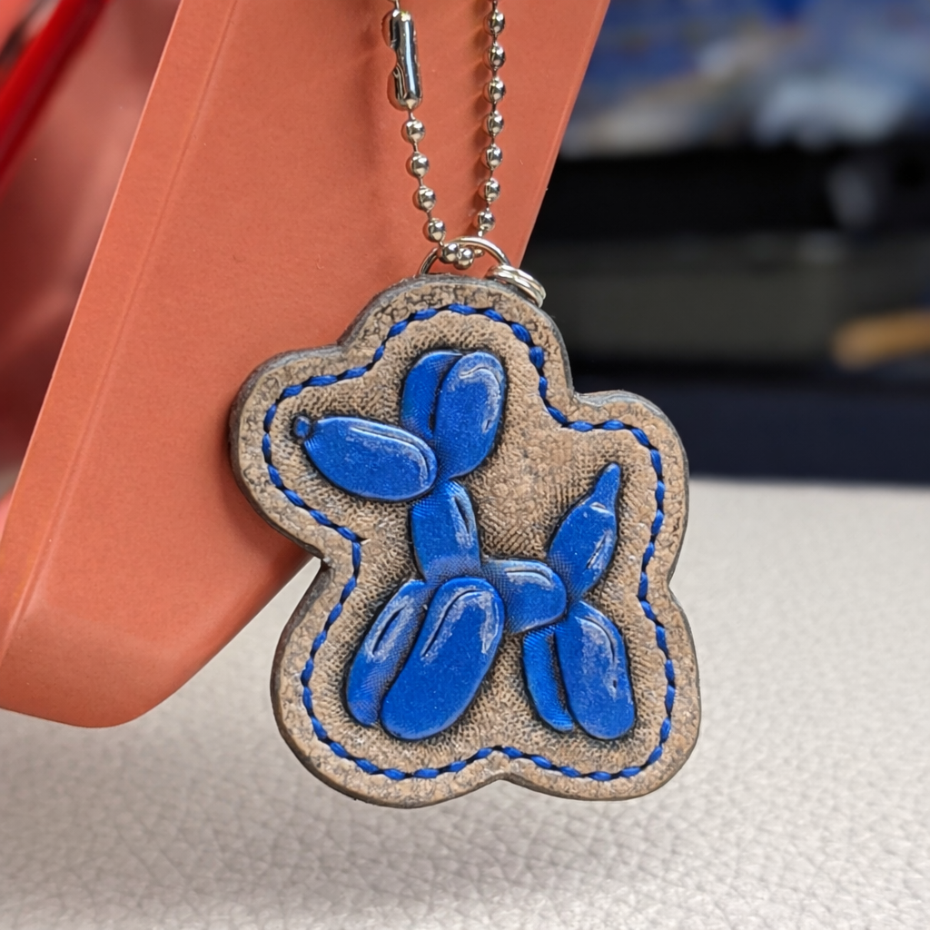 LEATHER CHARM | Balloon Dog