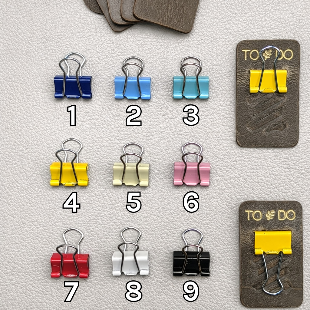 LEATHER TABS | 'IDEAS' & 'ART'