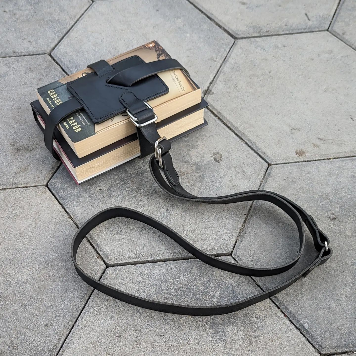 Custom 'The Shelley' | Traveller's Book Strap with Extra Long Strap