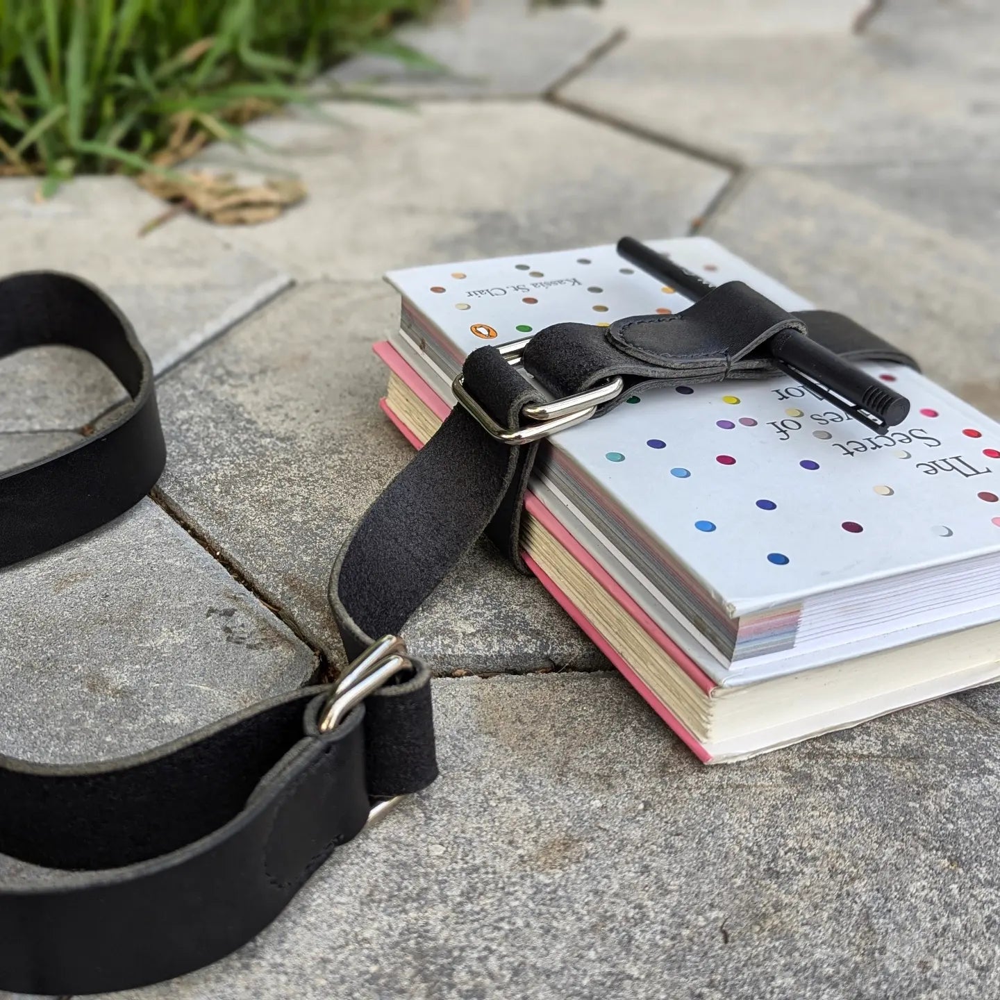 'The Woolf' | Journaling Book Belt in Coal Black (20% OFF SAMPLE)