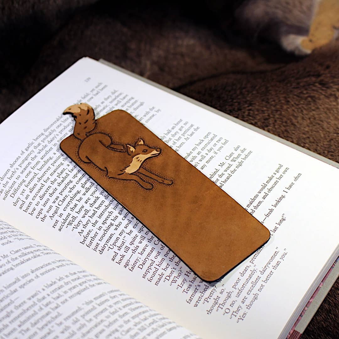 Buck Bookmark Custom Bookmark | Fox – Rowsome Leather