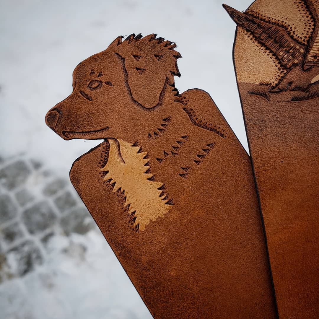 Custom Bookmarks | Nova Scotia Tolling Retriever, + Loon for D.W.