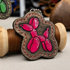 LEATHER CHARM | Balloon Dog, Metallics