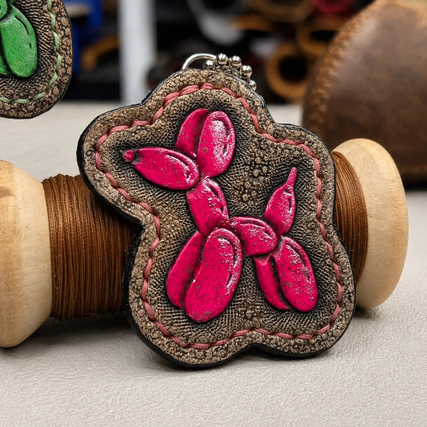 LEATHER CHARM | Balloon Dog, Metallics