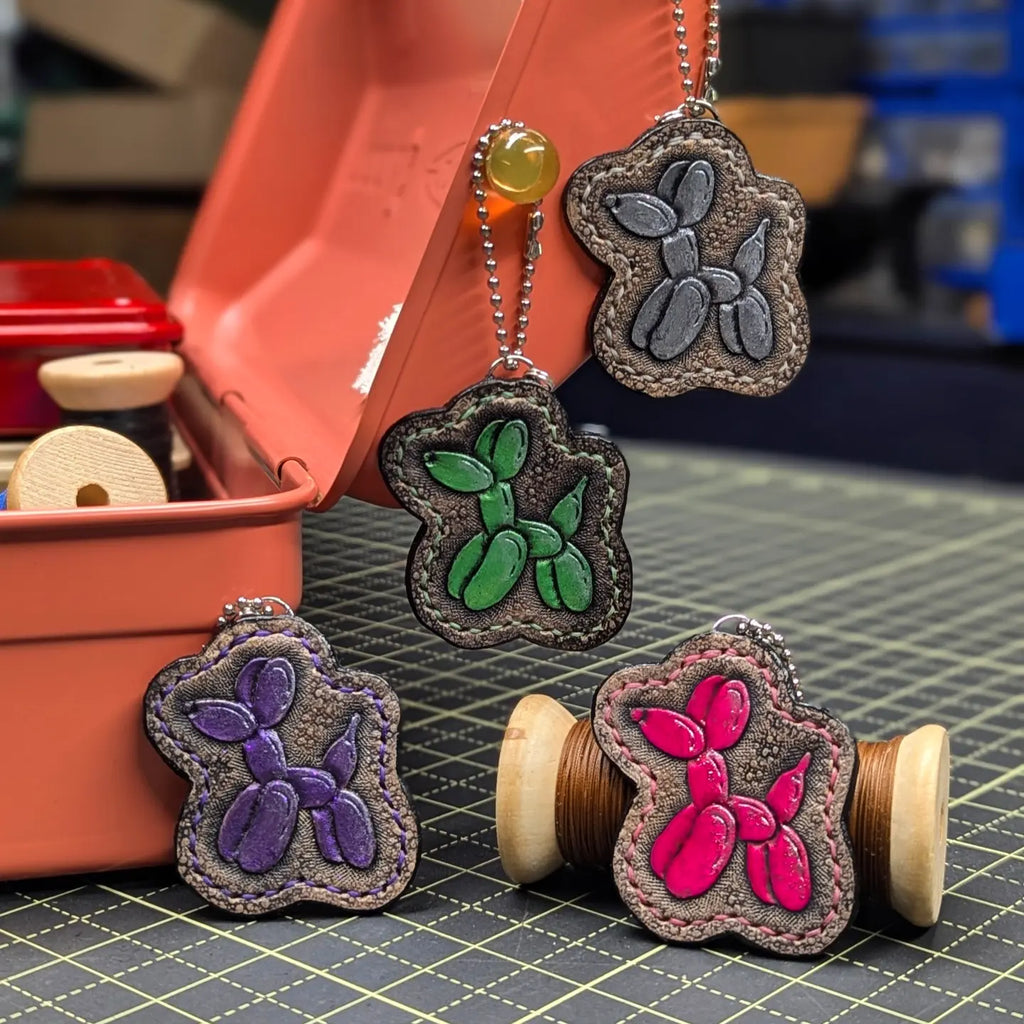 LEATHER CHARM | Balloon Dog, Metallics