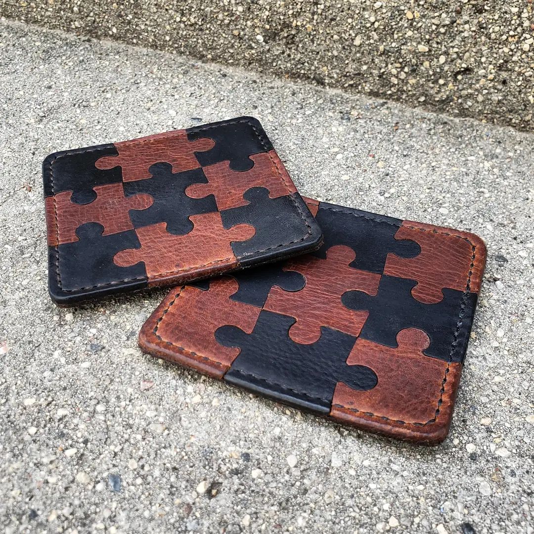 Set of Two Coasters | Puzzle Pieces