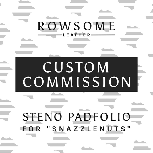 STENO Padfolio | Custom designed for "Snazzlenuts"