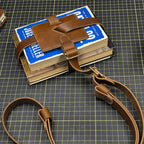 CUSTOM Book Strap | 'Shelley' Traveller's Book Strap with Extra Long Strap for A.B.