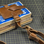 CUSTOM Book Strap | 'Shelley' Traveller's Book Strap with Extra Long Strap for A.B.
