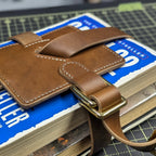 CUSTOM Book Strap | 'Shelley' Traveller's Book Strap with Extra Long Strap for A.B.