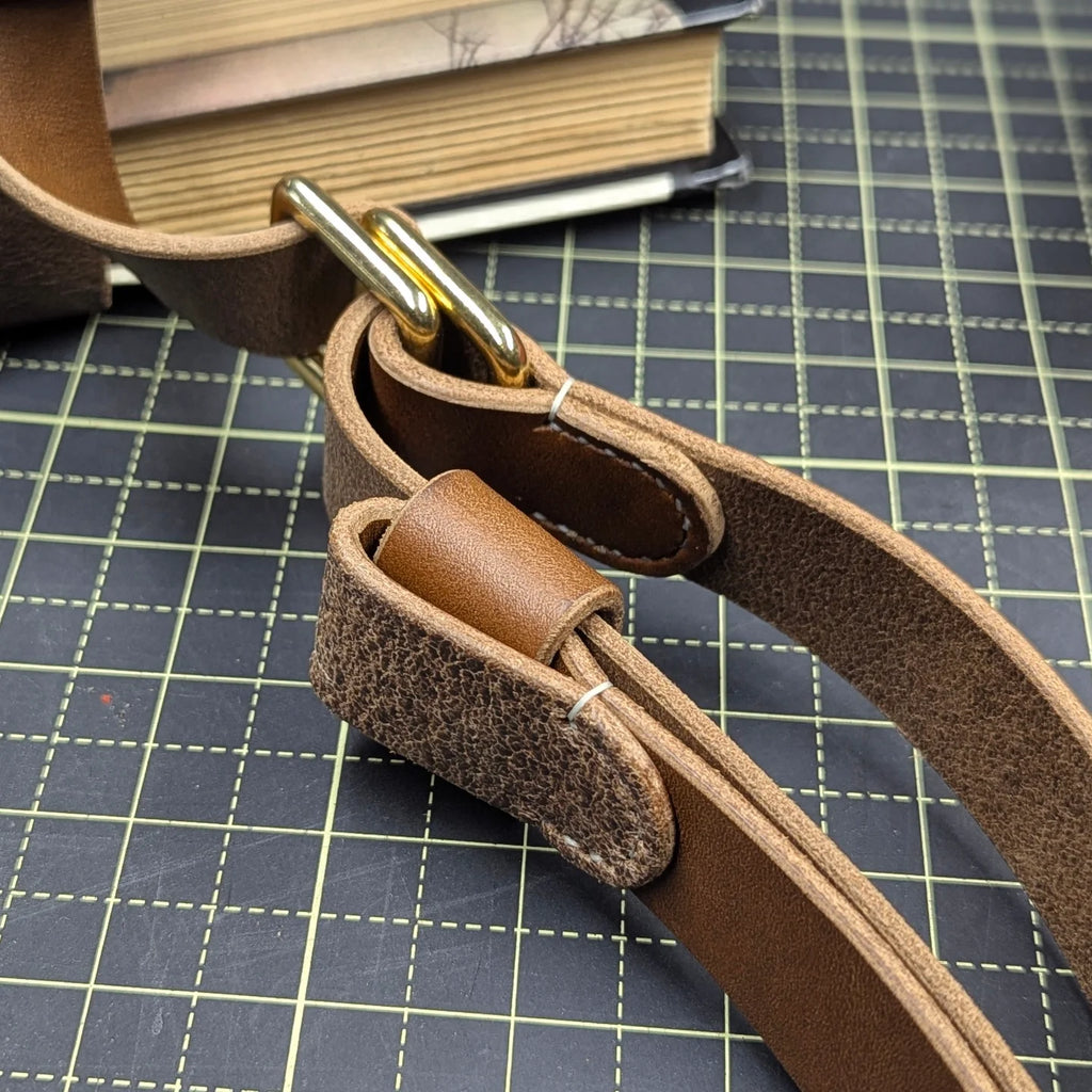 CUSTOM Book Strap | 'Shelley' Traveller's Book Strap with Extra Long Strap for A.B.