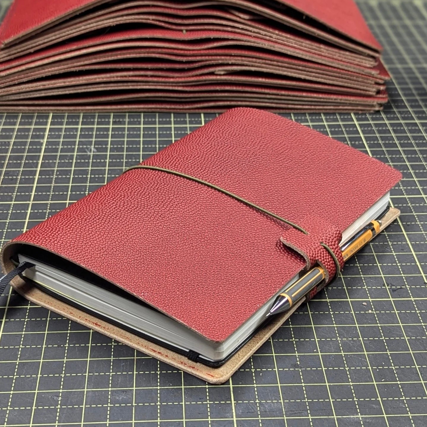 CUSTOM Traveller's Notebooks | A5 NFL Football Leather, Batch of 20 for C.K.