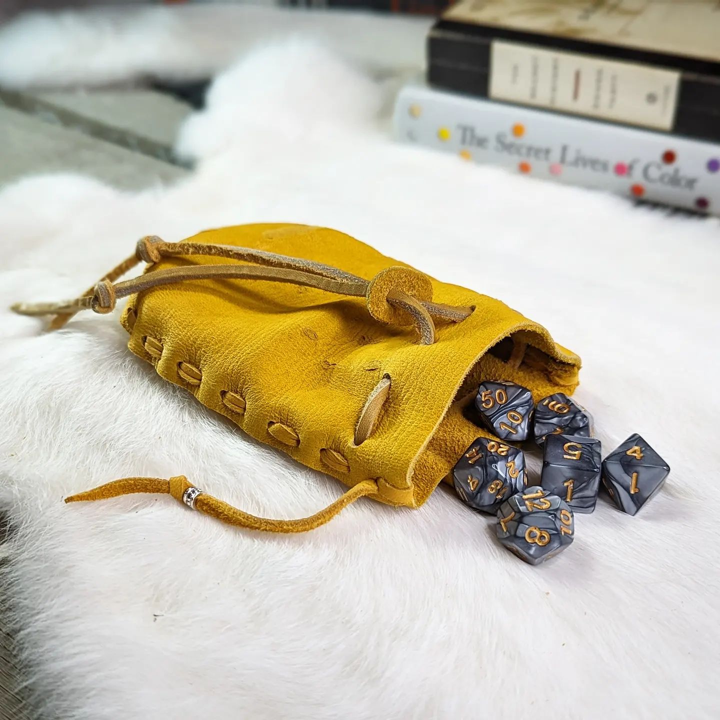 Dice Bag | Manitoba Elk Leather