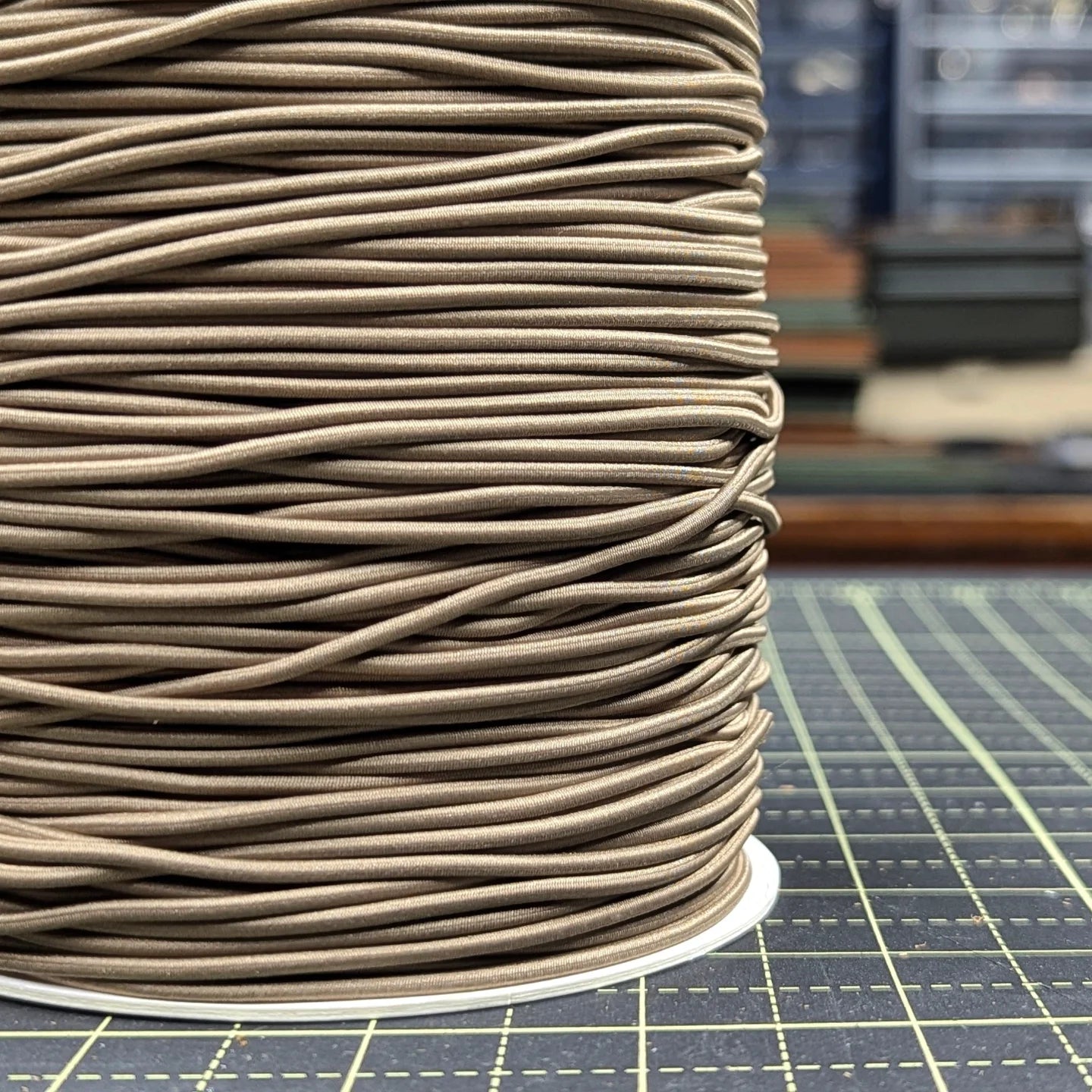 ELASTIC CORD | 2mm, DARK TAUPE #604