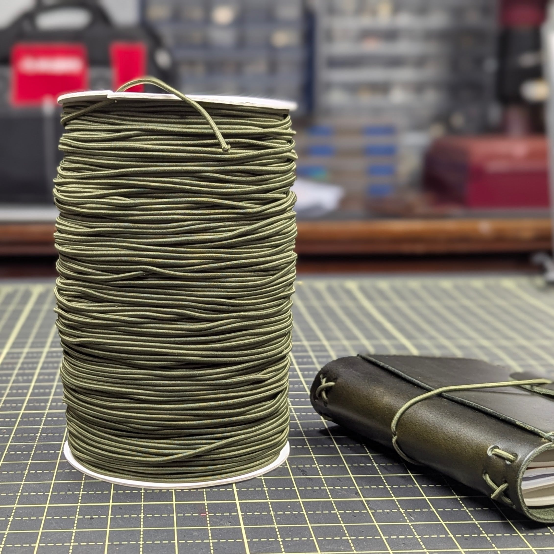 ELASTIC CORD | 2mm, Green #154