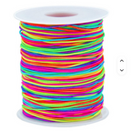 ELASTIC CORD | 2mm, 80s Jazzercise Rainbow