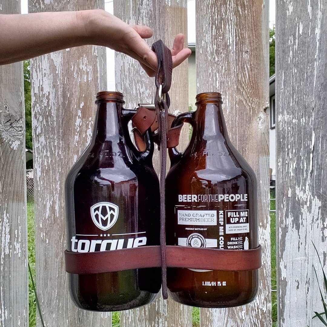 Growler Caddy | Dual Style for Two Growlers #1