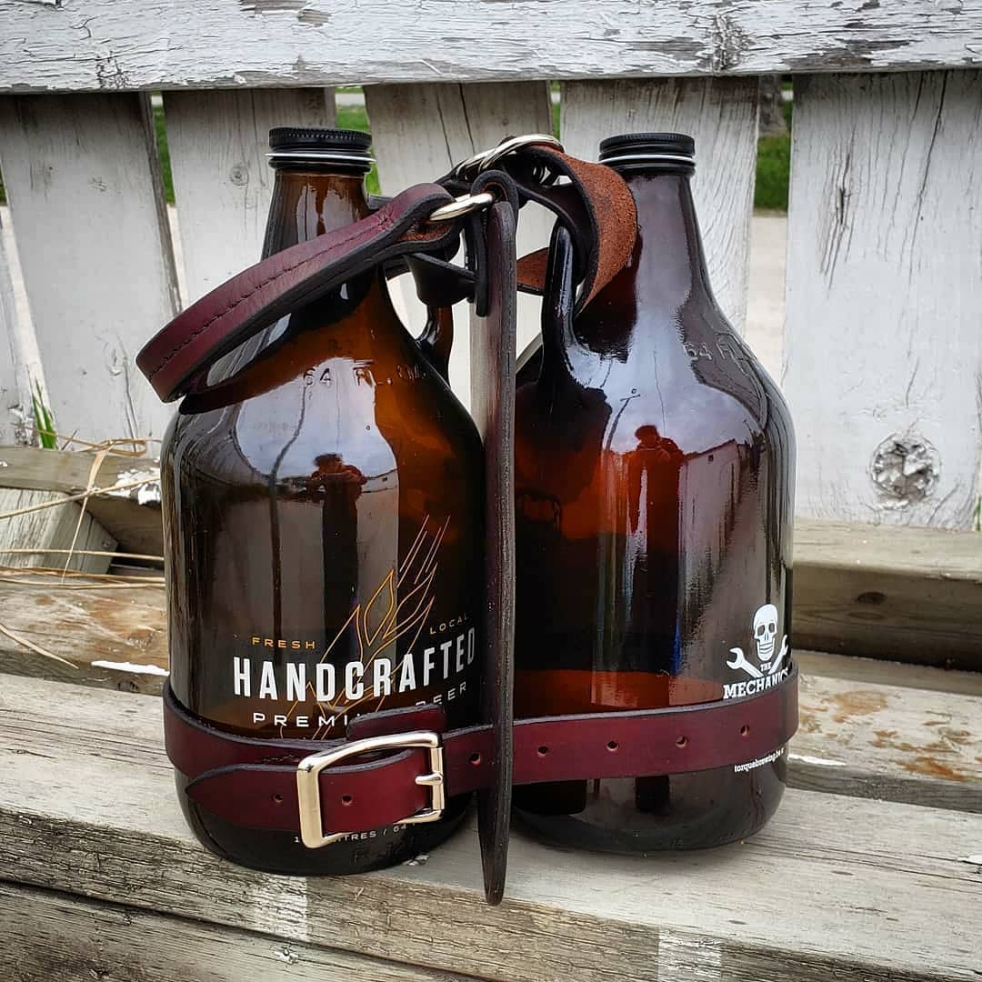 Growler Caddy | Dual Style for Two Growlers