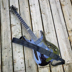 Guitar Strap | Black with Yellow Accents