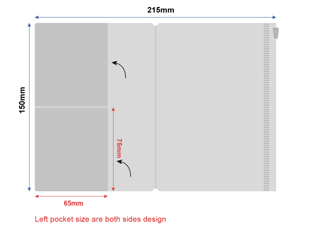 NOTEBOOK INSERTS | PVC Zipper Folios