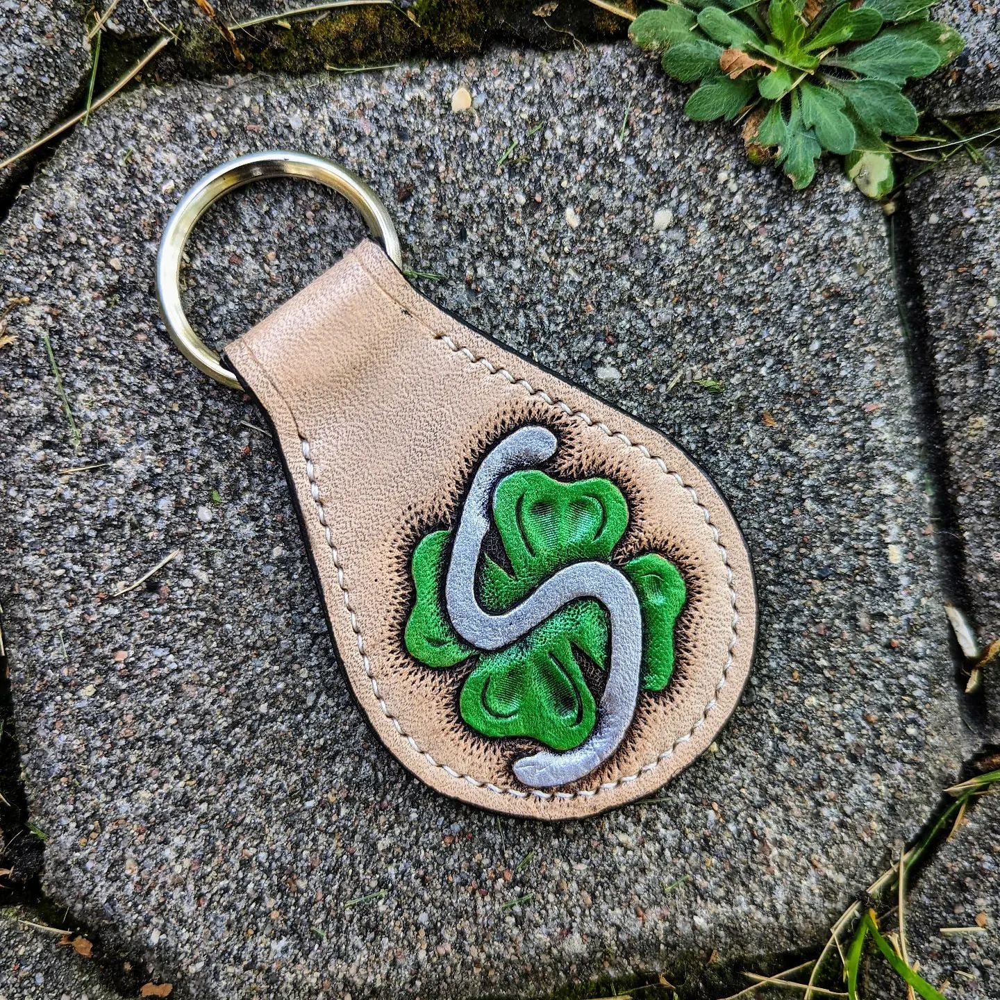 Custom Key Fob | Initial, Clover, + Pool Ball for E.H.