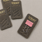 LEATHER TABS | 'TODAY' & 'TO DO'
