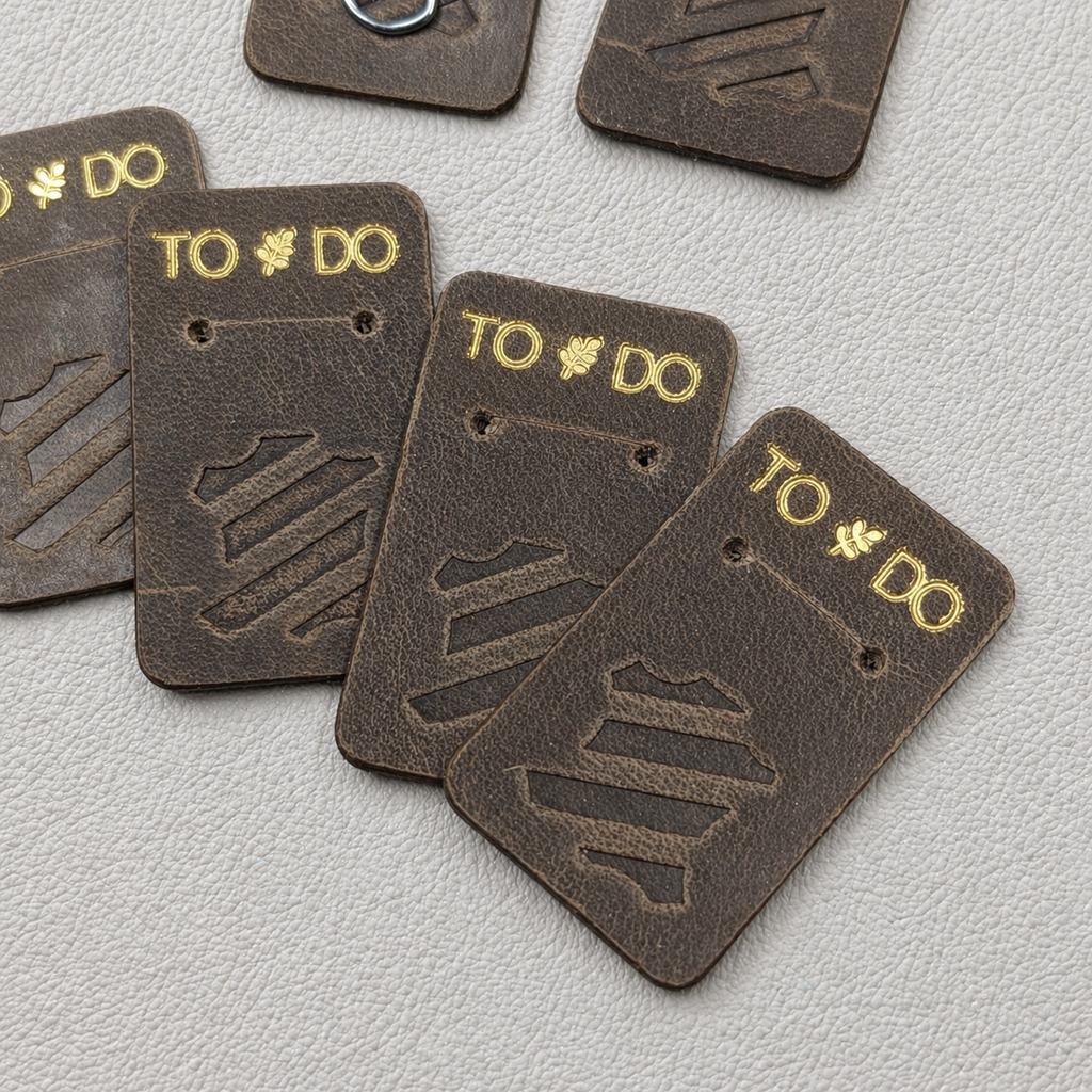 LEATHER TABS | 'TODAY' & 'TO DO'