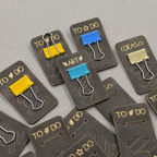 LEATHER TABS | 'IDEAS' & 'ART'