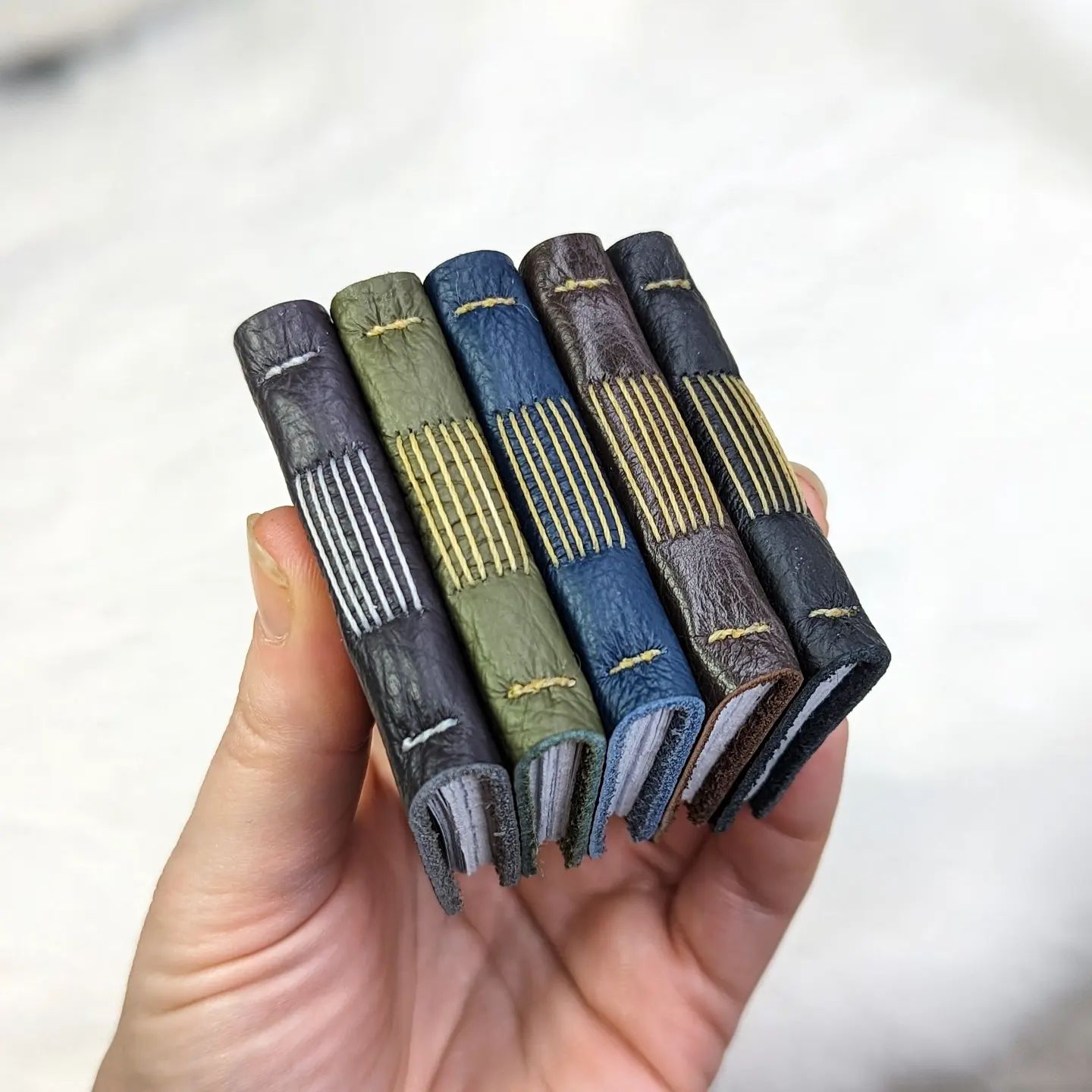 Micro-Mini "Scrap Books" | Long-Stitch Bound Books