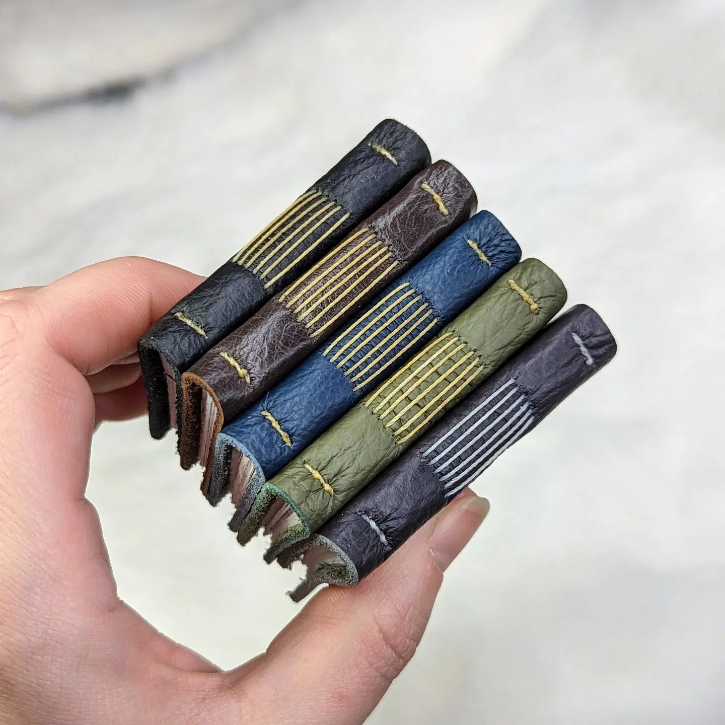 Micro-Mini "Scrap Books" | Long-Stitch Bound Books
