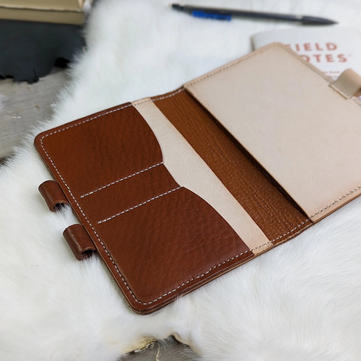 Notebook & Passport Wallet | Two-Tone