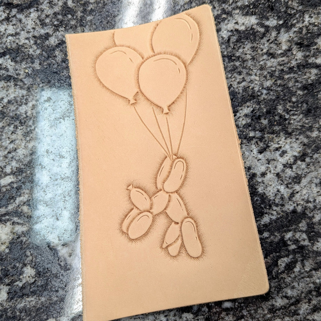 LEATHER PATCH | 'Up & Away' Balloon Dog