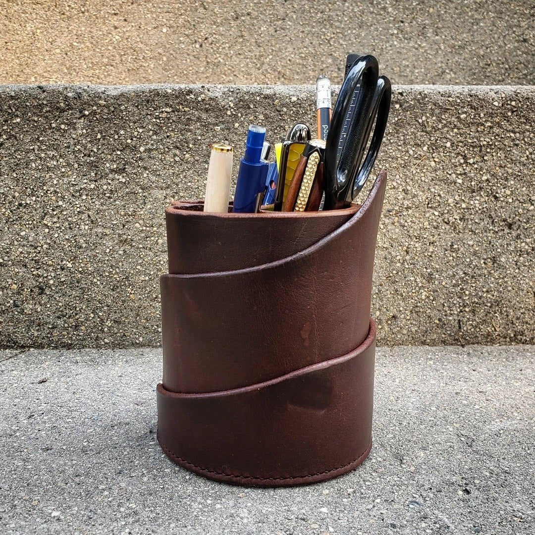 'Live Edge' Pen Cup | Office Art Piece #3