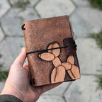 PASSPORT Traveller's Refillable Notebook | Tooled Balloon Dog #3