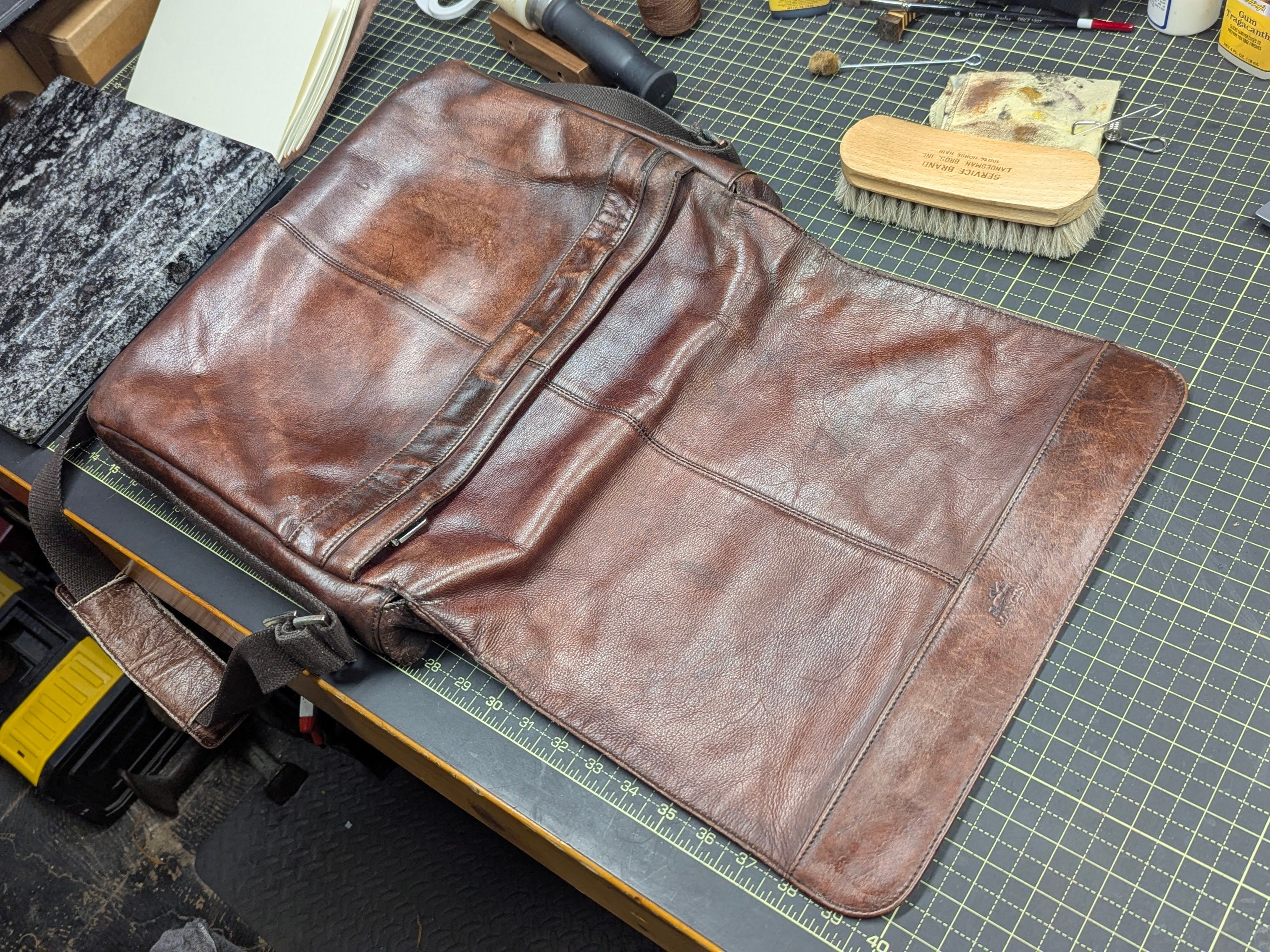 RESTORATION/REPAIR | Messenger Bag for G.V.