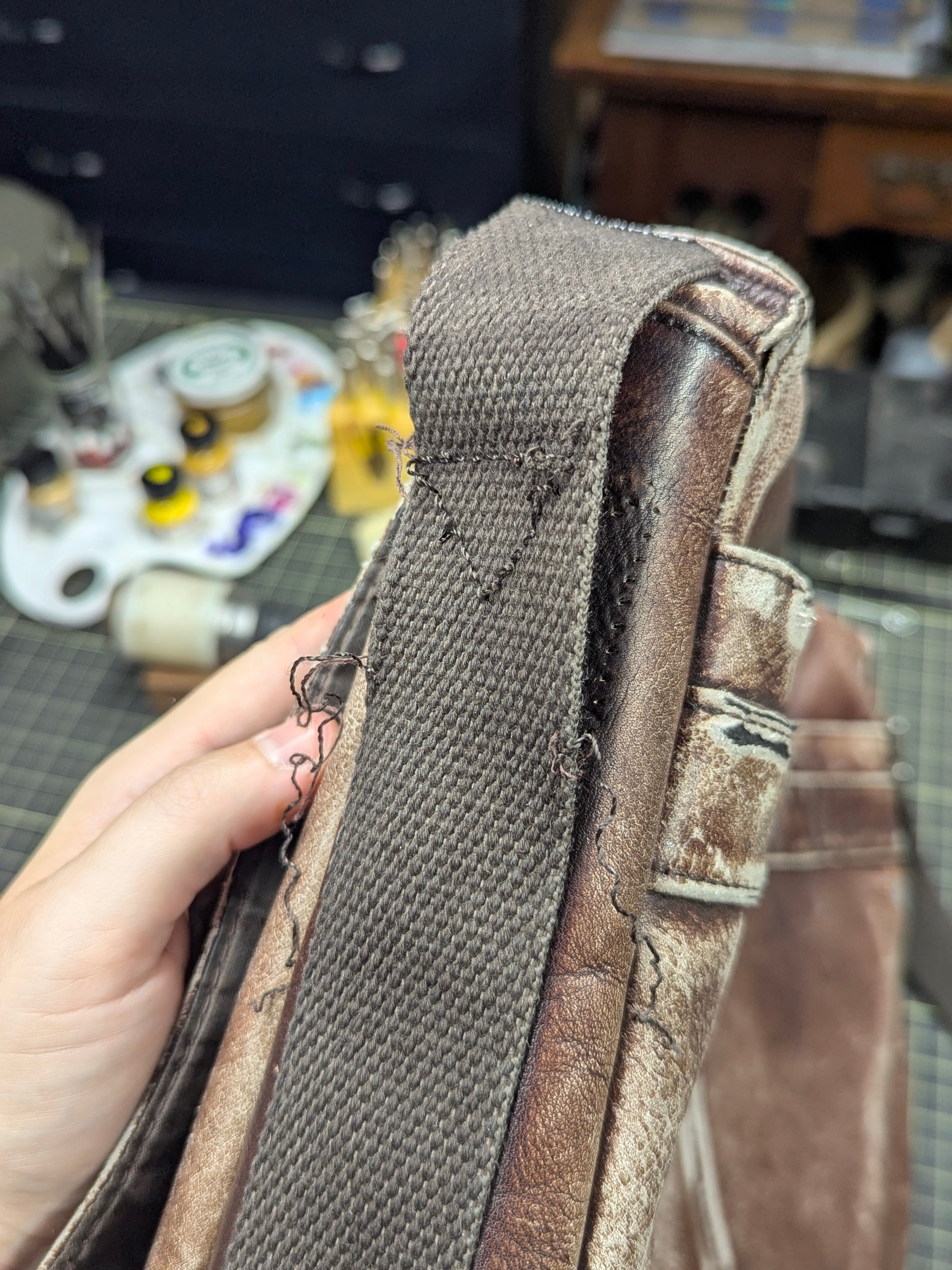 RESTORATION/REPAIR | Messenger Bag for G.V.