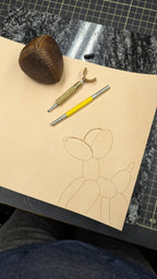 CUSTOM Traveller's Notebook | Balloon Dog for E.K.