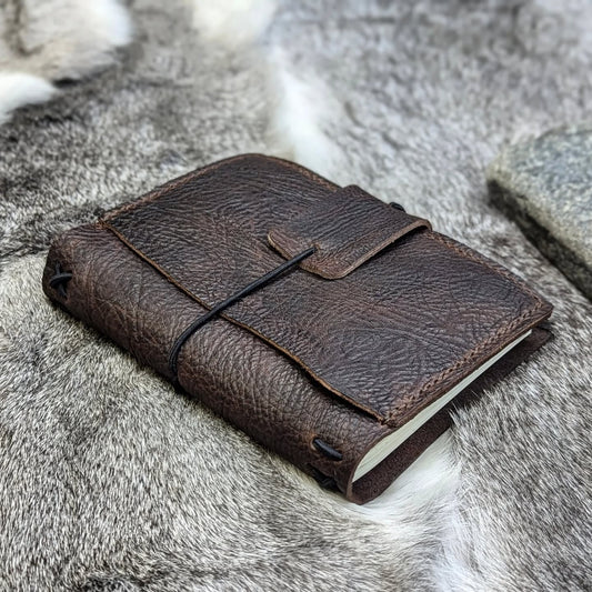 A6 Traveller's Refillable Notebook | Bull Grain 'Live Edge' #1