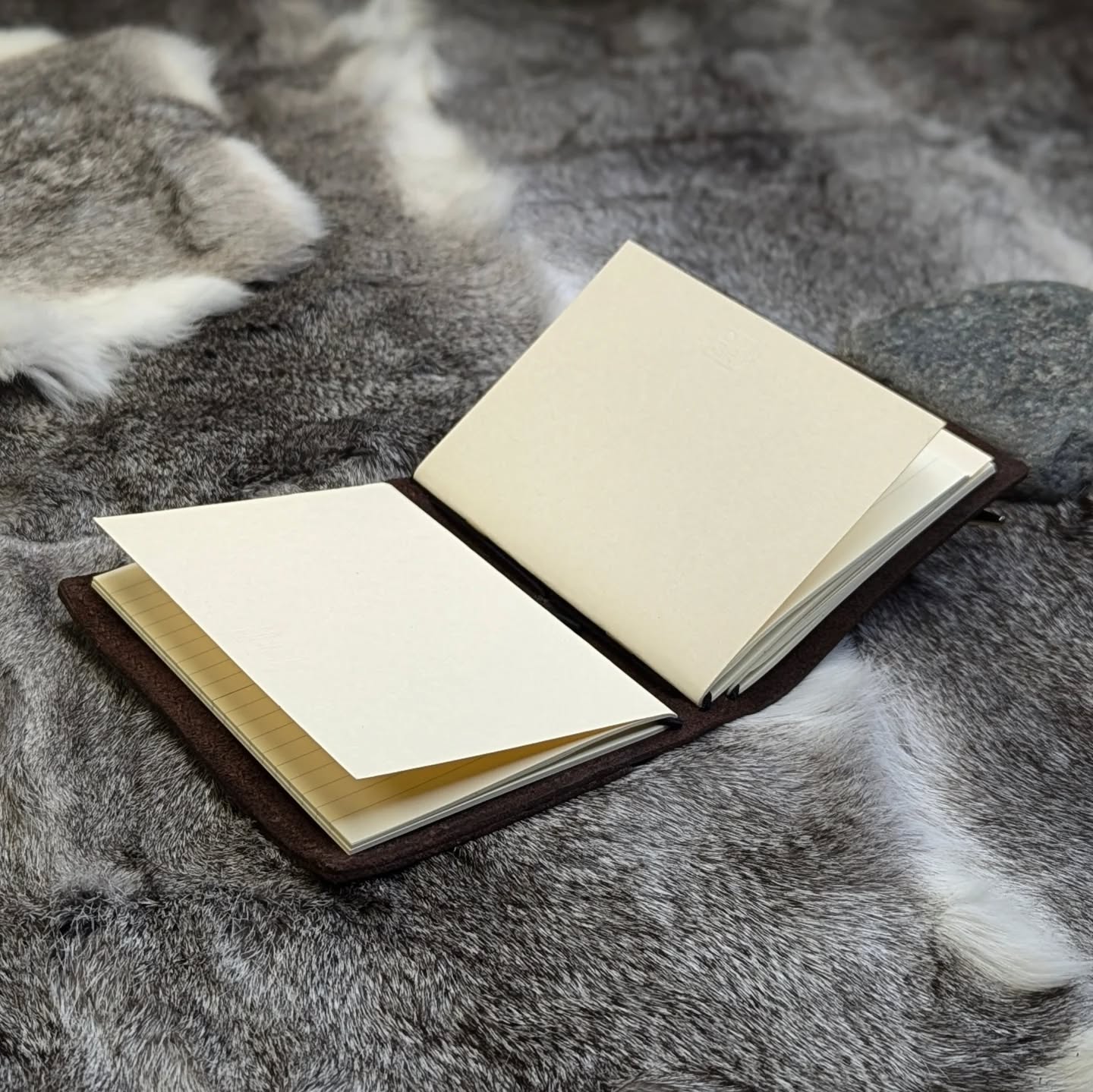 A6 Traveller's Refillable Notebook | Durham Bull Grain 'Live Edge' #1