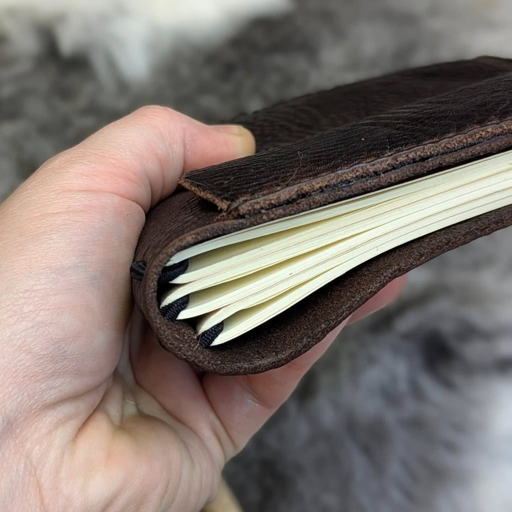 A6 Traveller's Refillable Notebook | Durham Bull Grain 'Live Edge' #1