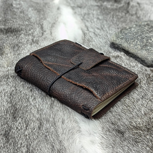 A6 Traveller's Refillable Notebook | Durham Bull Grain 'Live Edge' #3