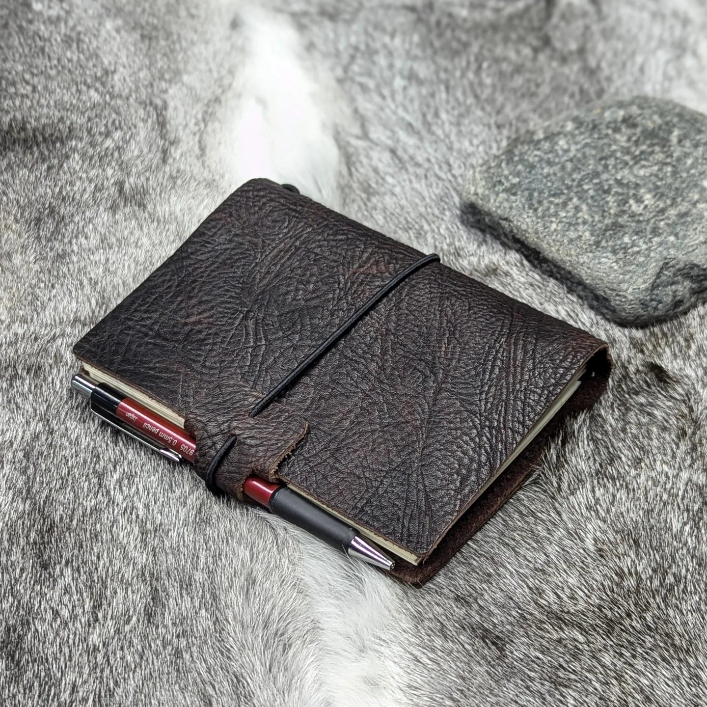 A6 Traveller's Refillable Notebook | Bull Grain 'Live Edge' #3