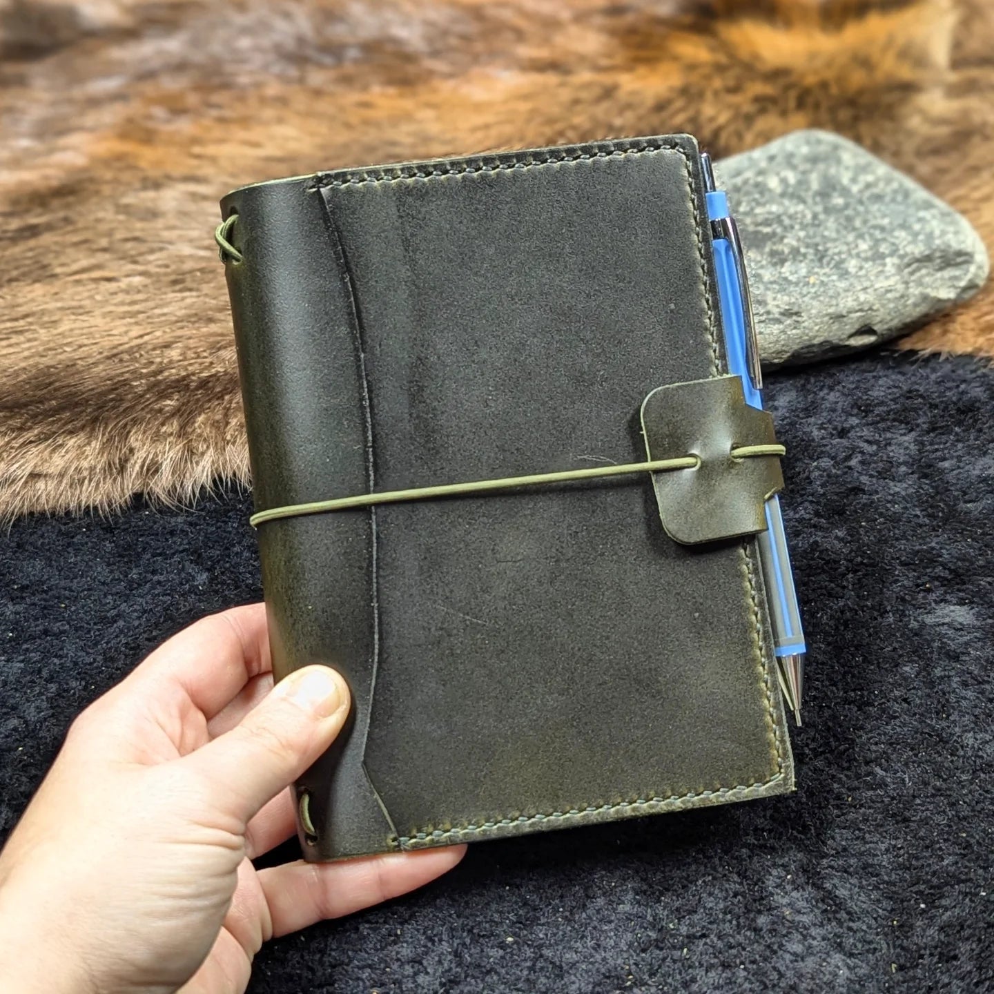 Forest Keep Traveler’s Notebook – Refillable Journal Cover in Forest ...
