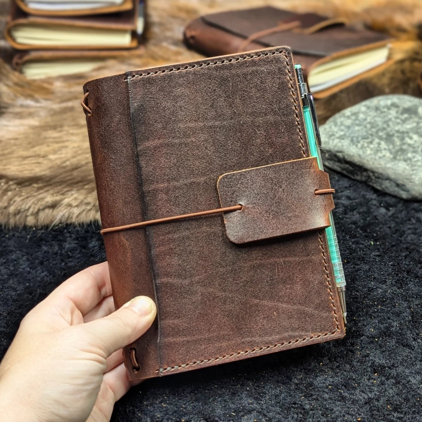 Forest Keep Traveler’s Notebook – Refillable Journal Cover in Forest ...
